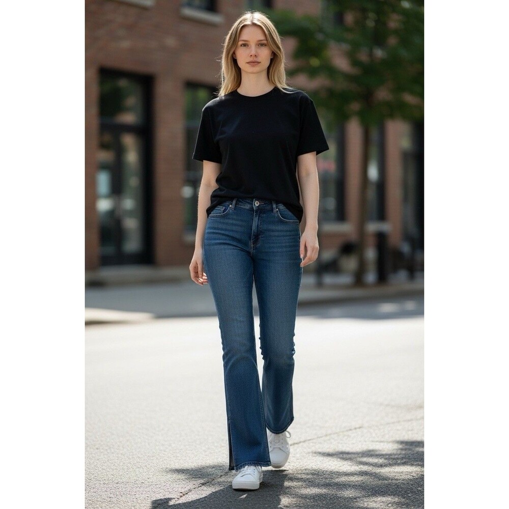 VTG Moussy Glendora Flare Jeans Japanese Selvedge Women’s 30 X 28.5 High Rise - Picture 2 of 16